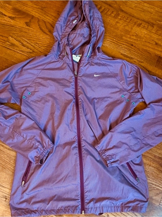 Nike Jackets & Blazers - Nike Purple Hooded Windbreaker Jacket
